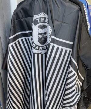 Barber Hair Cutting Cape - Hairdressing Hair Cutting Gown - Black