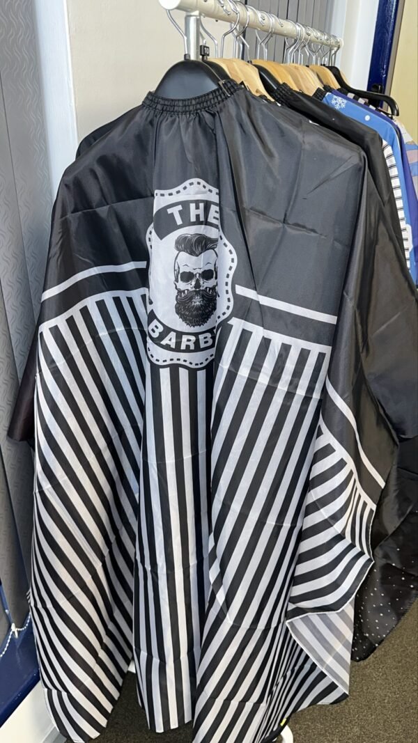 Barber Hair Cutting Cape - Hairdressing Hair Cutting Gown - Black
