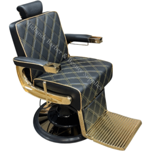 Barber Chair Gold Black