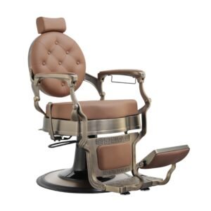Barber Chair Gold Brown