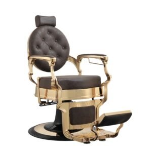 Barber Chair Gold Brown