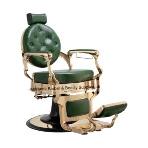 Gold Green Barber Chair 2001