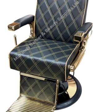 Barber Chair Gold Black