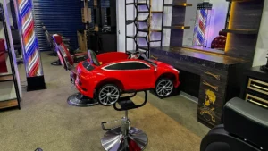 Kids-Car-Barber-Chair-Red