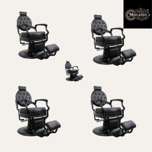 barber chair black