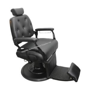 barber chair black
