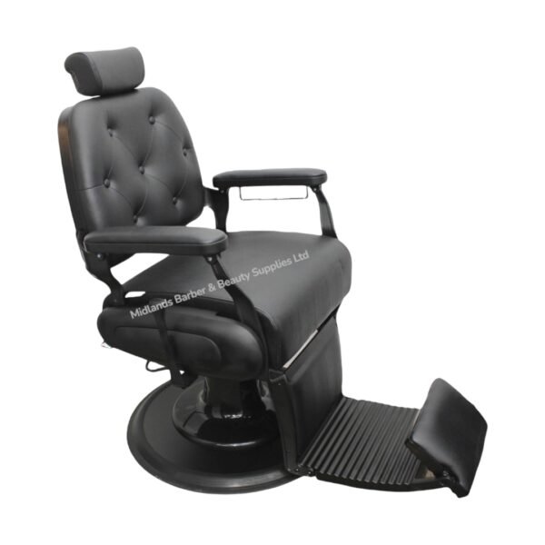 barber chair black