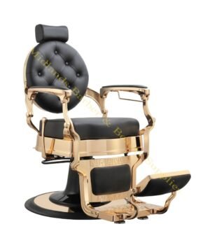Barber Chair Black Gold