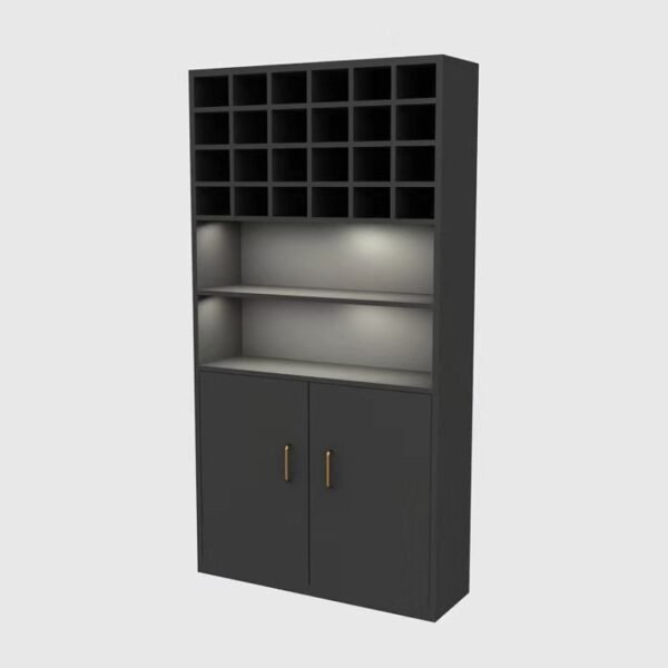 Barber Shop and Salon Towel Wooden Cabinet