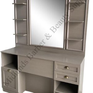 Barbershop mirror unit station