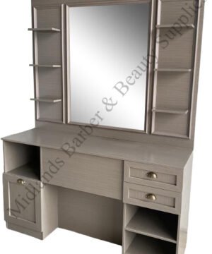 Barbershop mirror unit station