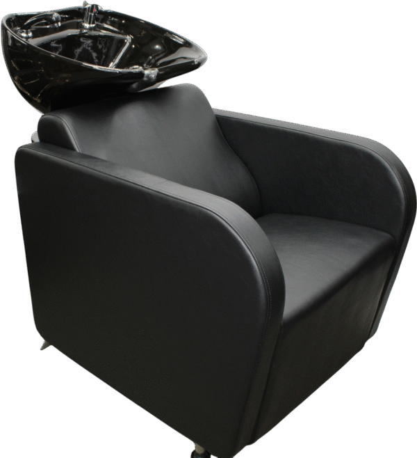Salon Backwash-Black ceramic basin
