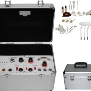 5-in-1 facial machine with vacuum, spray, brush, and galvanic functions