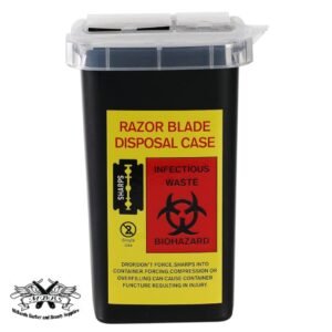 Blade disposal bin container