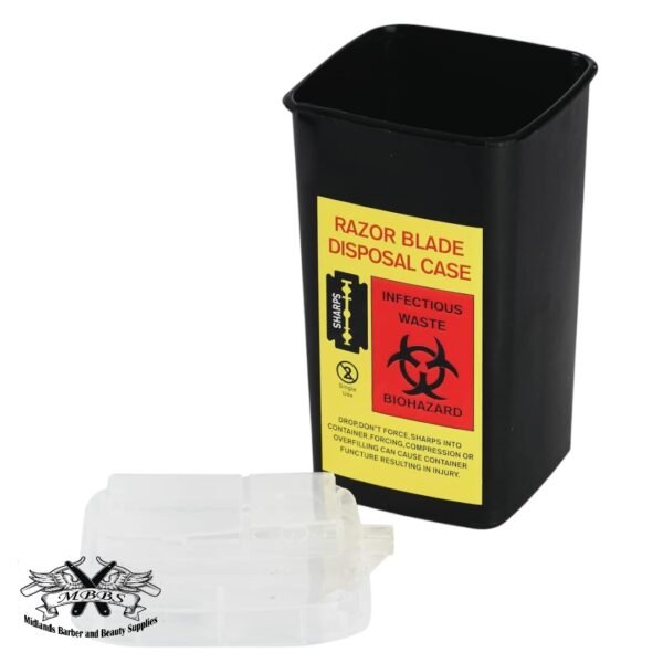 Blade disposal bin container