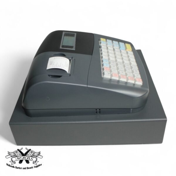 electronic cash register, cash register till with drawer