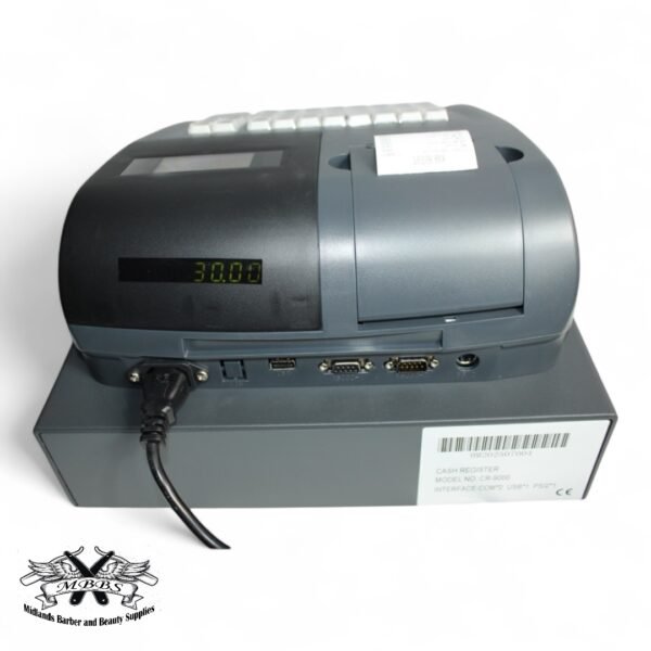 electronic cash register, cash register till with drawer