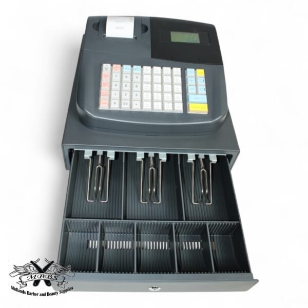 electronic cash register, cash register till with drawer